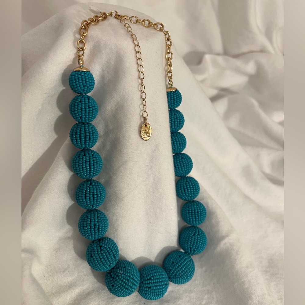 Time and True turquoise beaded necklace.